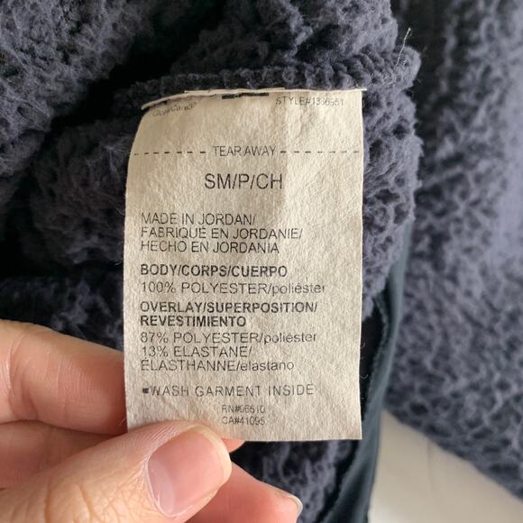 Under Armour Jacket Womens S Small Grey UA Sherpa Fleece Mock Neck Pullover - Picture 10 of 13